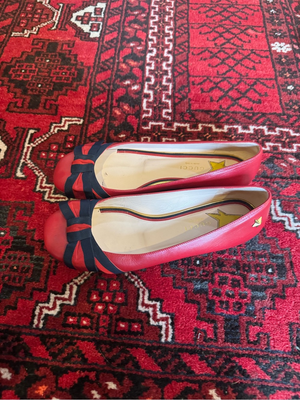 Gucci Bow Flats 37.5 - Picture 3 of 5